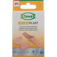 Міцний текстильний пластир Flawa Finger Plast 2 розміри 20 шт Міцний текстильний пластир Flawa Finger Plast 2 розміри 20 шт