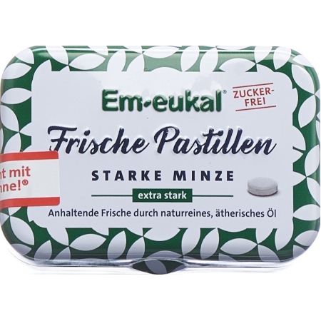 Soldan Em-eukal Fresh пастилки міцні м'ятні без цукру з Xy