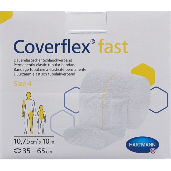 Coverflex Fast Size 4 10mx10.7cm Yellow