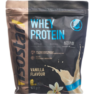 Isostar Whey Protein Powder Vanilla Bag 570g