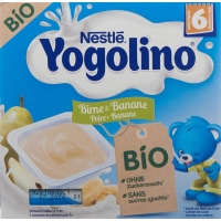 Nestlé Yogolino Organic Pear Banana 4 x 90 г Nestlé Yogolino Organic Pear Banana 4 x 90 г