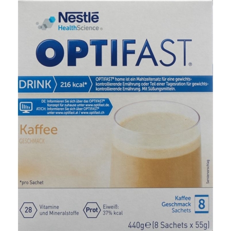 Optifast Drink Coffee 8 bags 55g