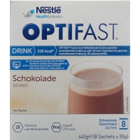 Optifast Drink Chocolate 8 bags 55g