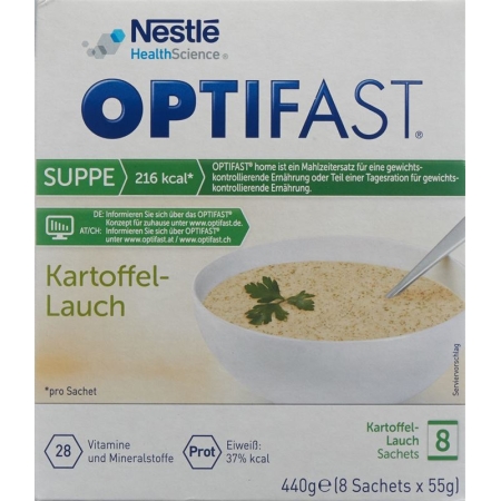 Optifast Potato-leek soup 8 bags 55g