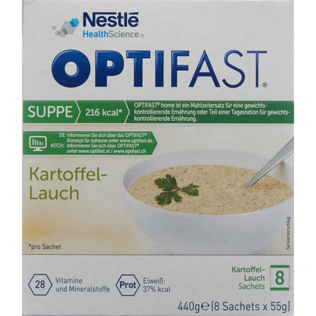 Optifast Potato-leek soup 8 bags 55g