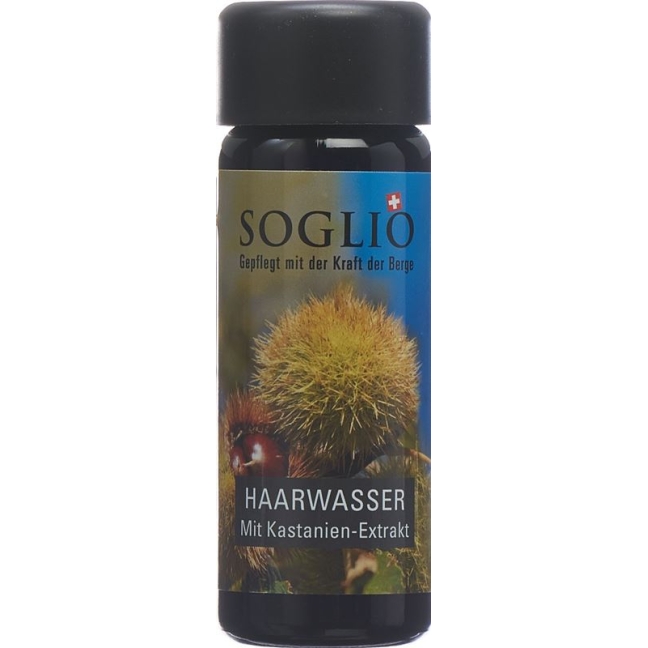 Soglio Haarwasser mit Kastanien-Extrakt Flasche 100ml