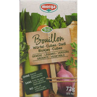 Morga Gemüse Bouillon Würfel Go Clean Bio 8 Stück