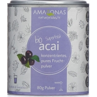Acai Bio Fruchtpulver 100% Pur Dose 80g