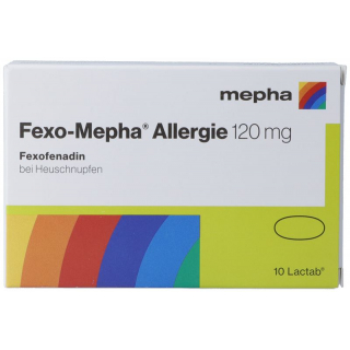 Fexo Mepha Allergie Lactab 120mg 10 Stück