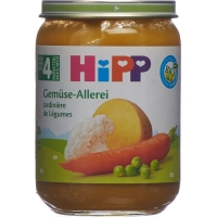 Баночка для сортів овочів Hipp 190 г