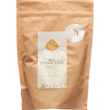 ELIAH SAHIL Зубний порошок імбир Refill Bag пакет 200 г