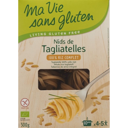 Цільнозерновий рис Ma Vie S Glut Tagliatelle 300г