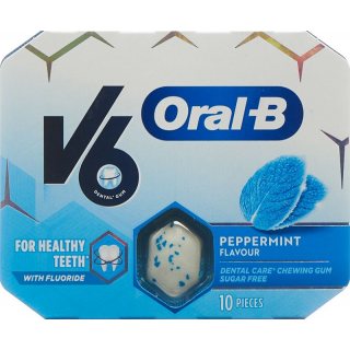 Жевательная резинка V6 Oralb «Мята» в блистерах 10 шт.