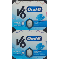 V6 Oralb Kaugummi Peppermint 12 Blister 10 Stück