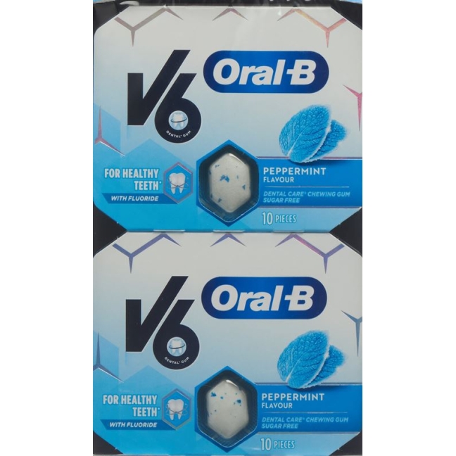 Жувальна гумка V6 OralB Peppermint 12 Blist 10 шт