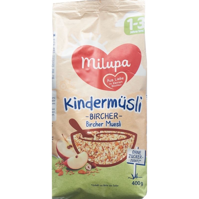 Дитячі мюслі Milupa Bircher 400 г