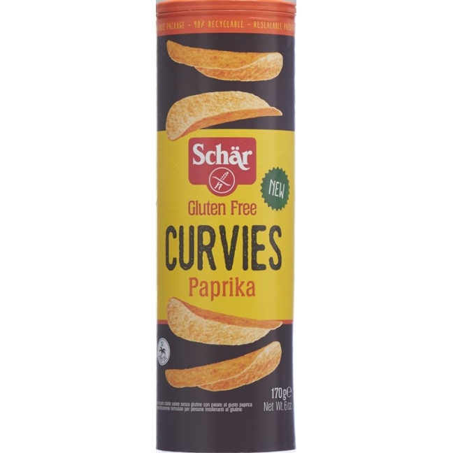 Schär Curvies Паприка без глютену 170 г