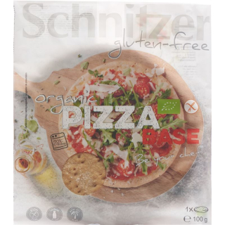 Schnitzer Bio Pizzabase Glutenfrei Einzelp 100g