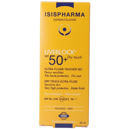 ISIS PHARMA UVEBLOCK DRY TOUCH SPF 50+ INVISIBLE 40 мл