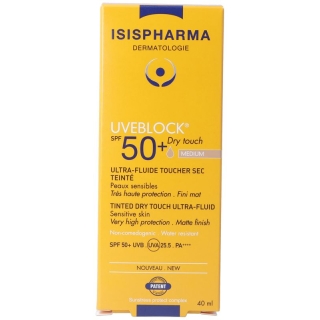 ISIS PHARMA UVEBLOCK DRY TOUCH SPF 50+ СЕРЕДНЬО ТІНУВАНИЙ 40 мл