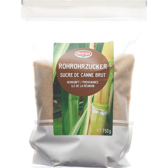 Тростниковый сахар-сырец Morga (La Réunion) пакетик 750 г
