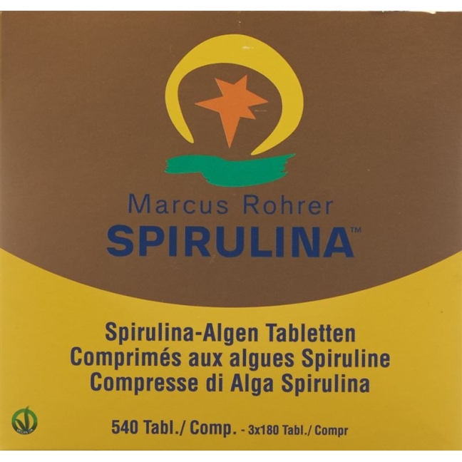 Marcus Rohrer Spirulina tablets refill box 540 шт