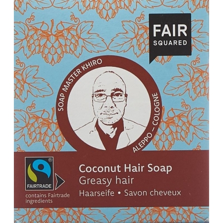 Мило для волосся Fair Squared Coconut Greasy Hair 2 x 80 г