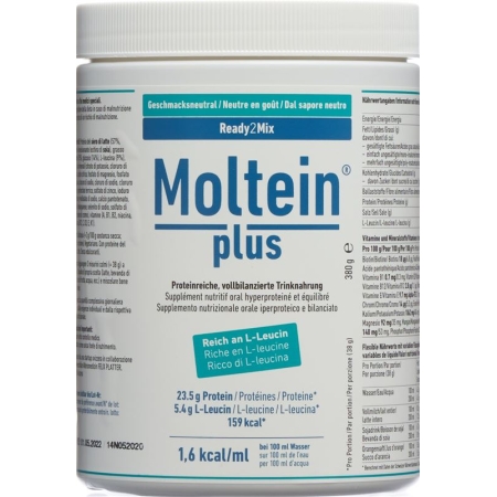 Moltein PLUS Ready2Mix Unflavoured Ds 380 г