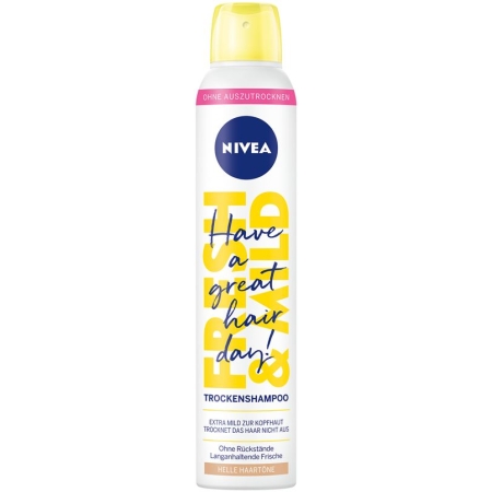 Сухий шампунь Nivea Fresh & Mild для світлого і світлого волосся