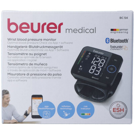 Beurer Blutdruckmessgerät Handgelenk Bc 54 Blueto