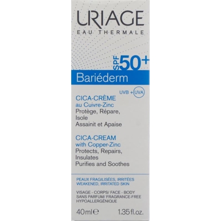 URIAGE Bariéderm Cica Cream SPF50 Tb 40 мл