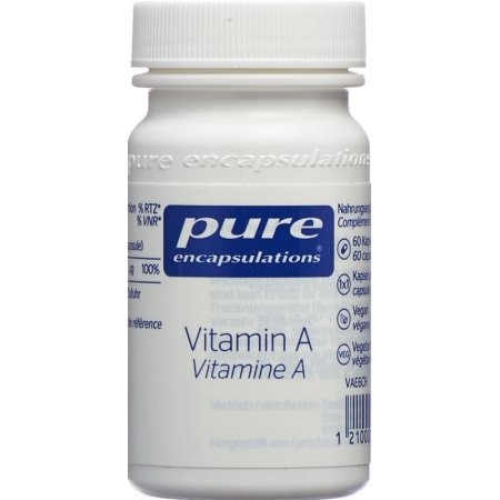 Pure Vitamin A Capsules Ds 60 шт