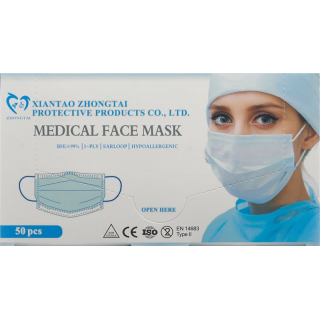 Zhongtai Medizinische Gesichtsmaske Typ II 50 Stück