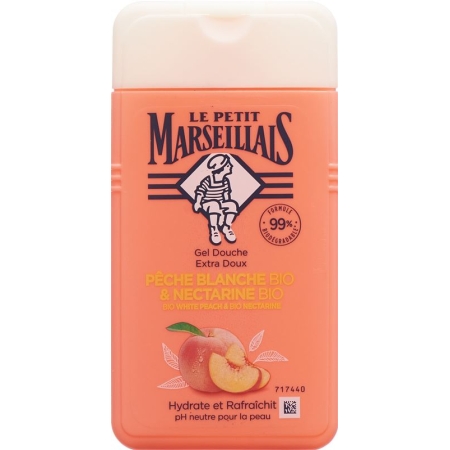 Гель для душу Le petit Marseillais ORGANIC персик і нектарин Fl 250