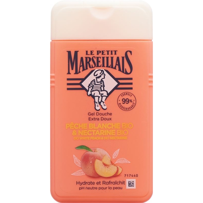 Гель для душу Le petit Marseillais ORGANIC персик і нектарин Fl 250