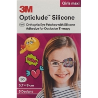 Силіконова пов'язка для очей 3M Opticlude 5.7x8cm Maxi Girls 50 шт.