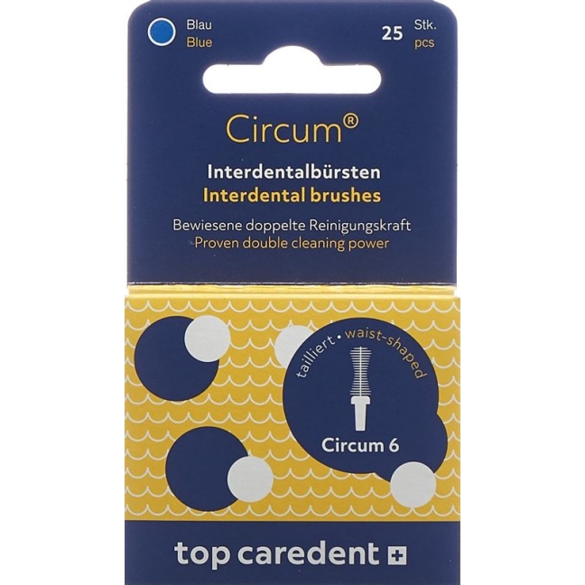 Top Caredent Circum 6 Int Breasts Grey 25 шт