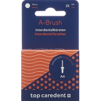 Top Caredent A-brush 4 Idbh-w White 25 шт Top Caredent A-brush 4 Idbh-w White 25 шт