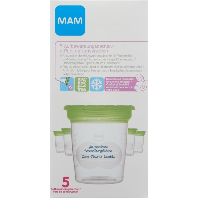 Стакани для зберігання MAM 5 шт