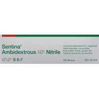 Sentina Ambidextrous S 6-7 Nitrile Powder Free 200 шт