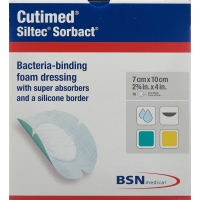 Cutimed Siltec Sorbact 7х10см овал 10 шт