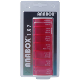 Anabox Medidispenser 1x7 Pink D/f/i im Blister