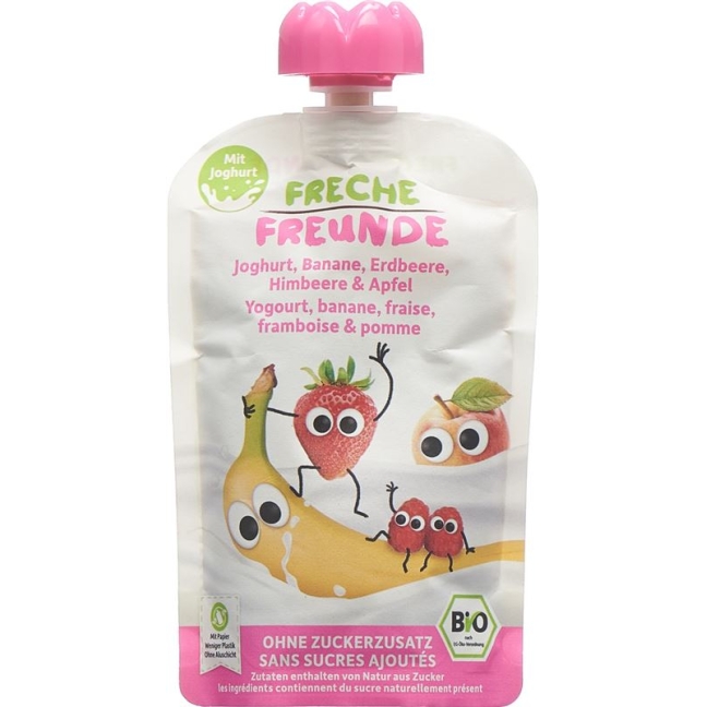 Йогурт Cheeky Friends Squeeze Strawberry & Raspberry 40%