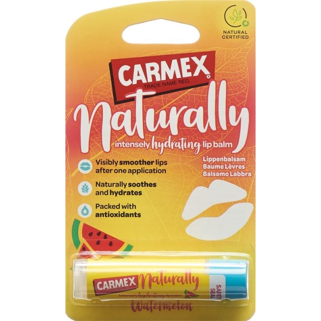 CARMEX бальзам для губ Naturally Watermelon Stick 4,25 г
