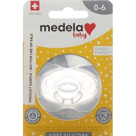 MEDELA Baby Nuggi Soft Silicone 0-6 Прозорий