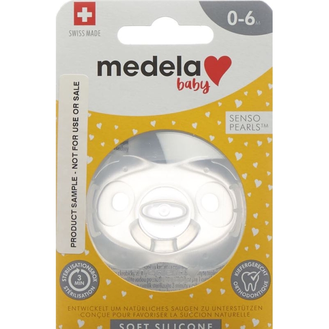 MEDELA Baby Nuggi Soft Silicone 0-6 Прозорий