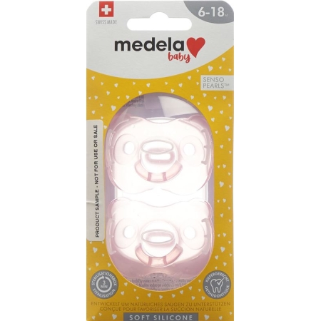Пуска Medela Baby Dummy Soft Silicone 6-18 Girl 2 шт