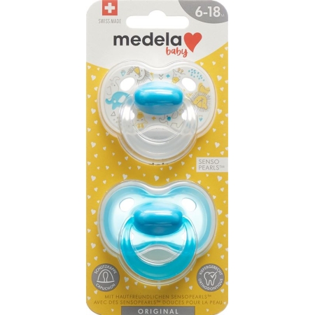 MEDELA Baby Nuggi Original 6-18 Blue