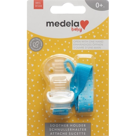 Тримач для дитячої пустушки MEDELA синій