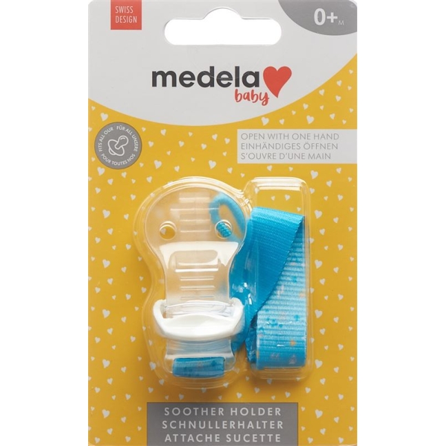 Тримач для дитячої пустушки MEDELA синій